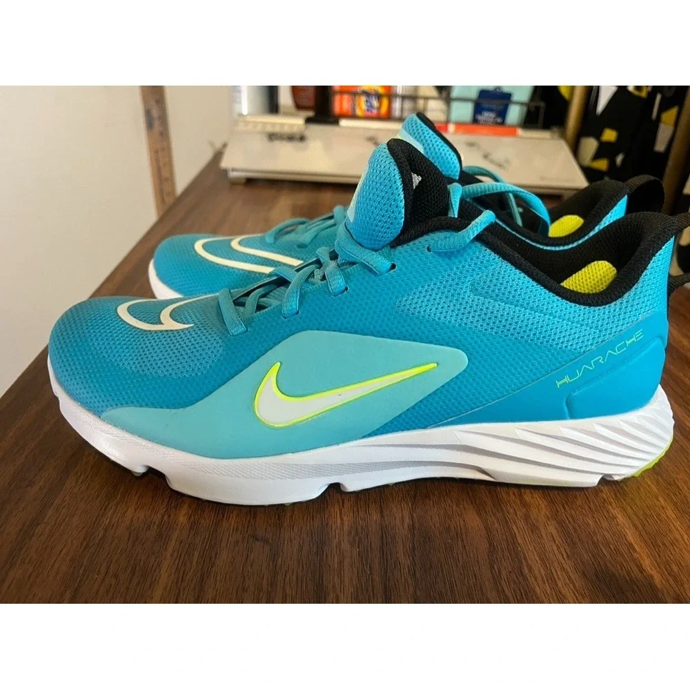 Nike Alpha Huarache 8 Pro TF Lacrosse Turf Sneaker 8.5 Blue Outdoors Sporty